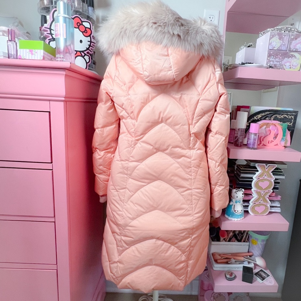 Sold💖Rady pink longline down jacket - Picture 2 of 6